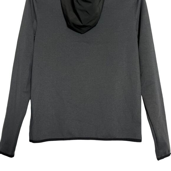 NWOT Rhone x Peloton Nylon Tactel Hoodie  SIZE S Asphalt Gray Zip Pocket NEW - Picture 10 of 12